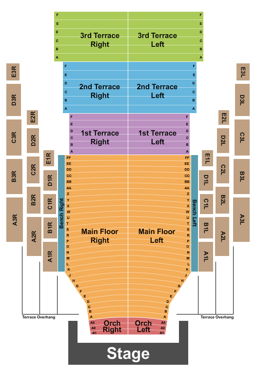 Clowes Memorial Hall A Beautiful Noise Seating Chart